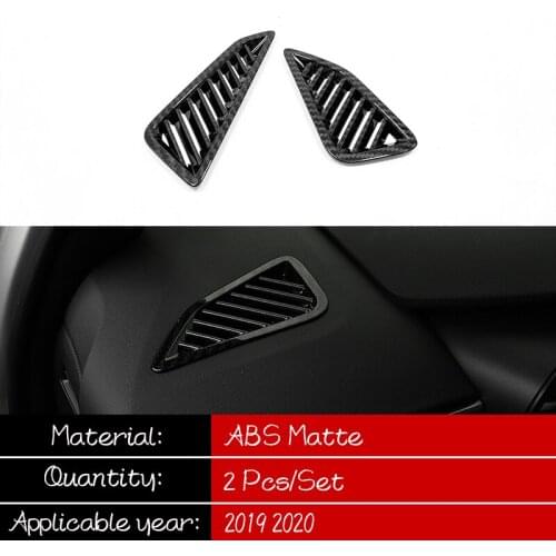 ABS Plastic For Toyota Corolla 2019 2020 Car Accessories Front Small Air Outlet Decoration Cover Trim Car Sticker Styling 2Pcs