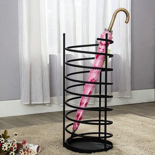 Household Umbrella Stand Holder Home Creative Waterproof Modern Iron Non-Slip Umbrella Rack Storage Organizer Shelf Bucket Stand
