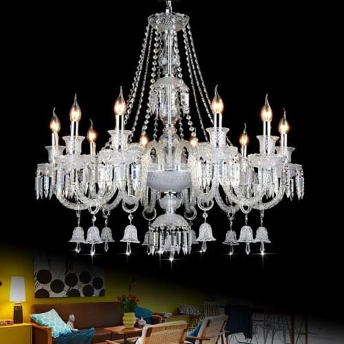 Decorative hanging lights modern light living room chandelier crystal ceiling mounted chandelier flush mount lamp dining room