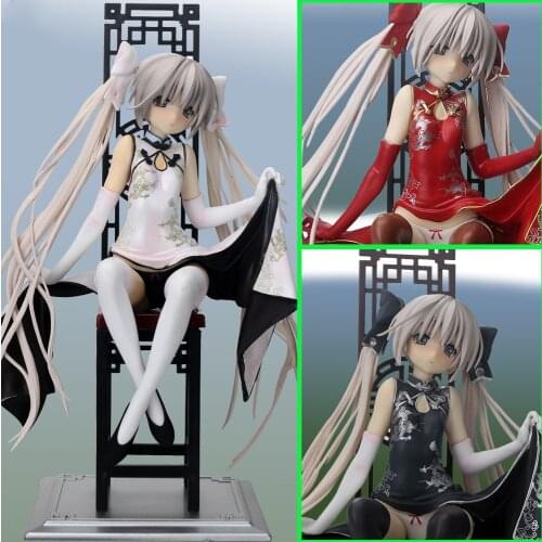 21cm Yosuga no Sora Kasugano sora Sexy Girl Dress Cheongsam Ver.Anime PVC Action Figure Collection Model Toys decorate