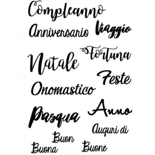 Italian Transparent Clear Silicone Stamp/Seal for DIY scrapbooking/photo album Decorative clear stamp sheets A968