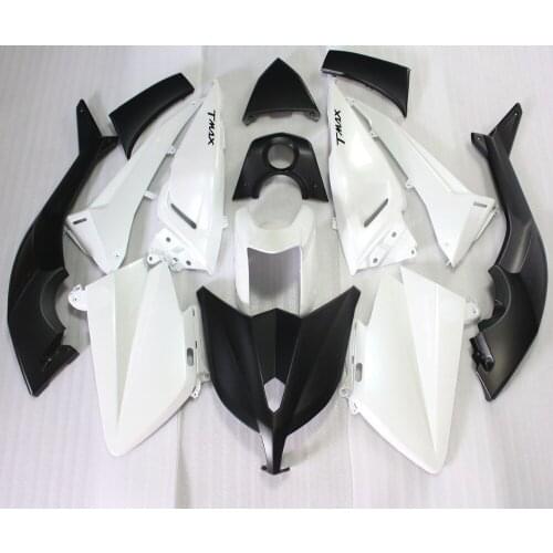 KODASKIN Tmax Original White Pearl Color 3D ABS Plastic Injection Fairing Kit Bodywork Bolts for Yamaha Tmax530 2012 2013 2014