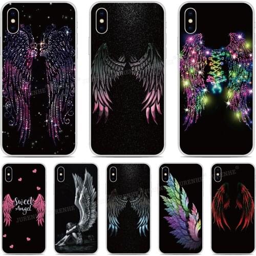 Angel Wings Soft TPU Mobile Phone Case For OnePlus 8 Pro 5G OnePlus8 Fundas For OnePlus One 6 7 7T Pro Capa Silicone Back Cover