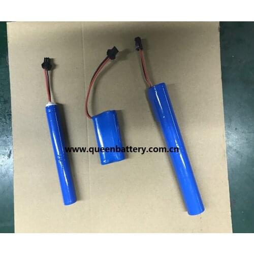 2S1P 18650 QB18650 7.2V 7.4V li-ion battery pack 2600mAh with PCB(3-8A) with SM 2P for electric curtain