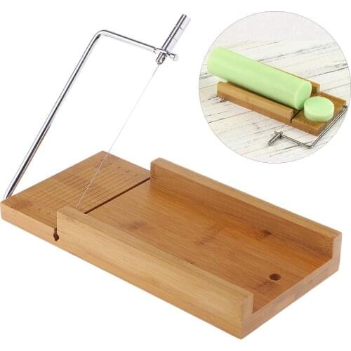 Multifunctional Wooden Stainless Steel Soap Slicer Cutter Candle Cake Bread Food Cutting Loaf Cutter Soap Making Cutting Tools