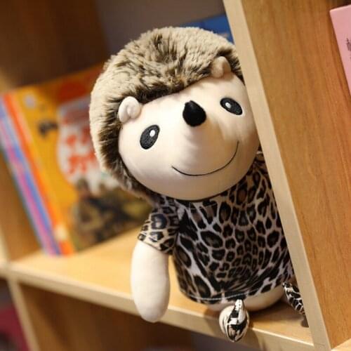 1pc 25-50cm The Simulation Of The Leopard Hedgehog Mouse Animal Doll Plush Toys For Christmas Gift High Quality Stuffed Animals
