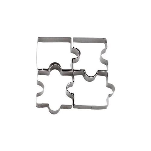 Stainless steel cookie mold jigsaw shape cookie mold cookie baking appliance baking mold