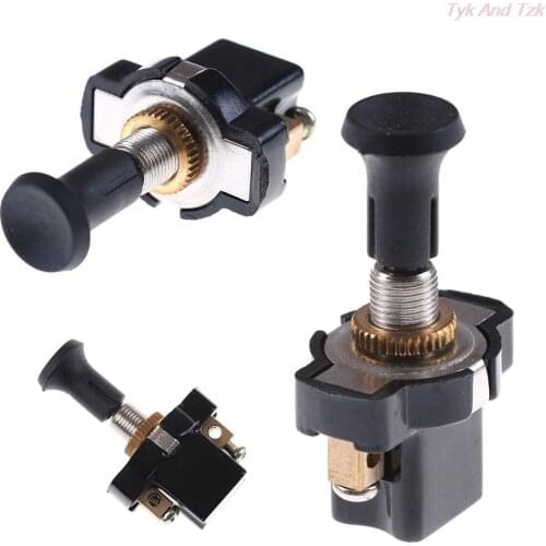 New Durable High Performance On-Off Long Push Pull Switch 12V Screw Terminals