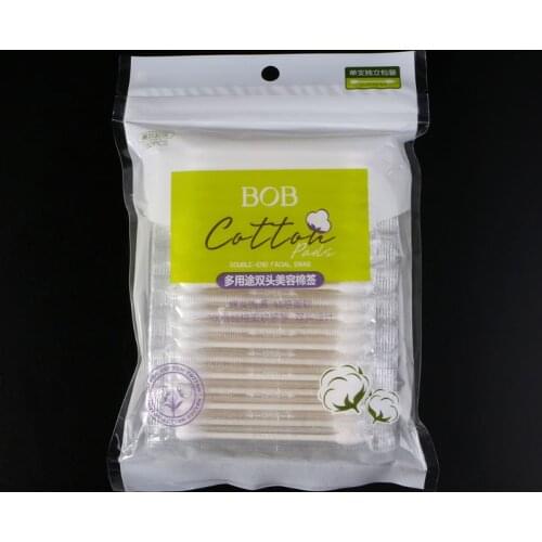 Disposable Double-ended Cotton Swabs Individually Packaged For Portable Travel 667D