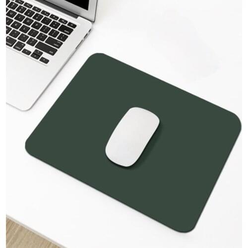 Portable Home Office Game MousePad Resting Surface Protective dining Desk Writing Mat Easy Clean PU Leather Desk Mat laptop pad