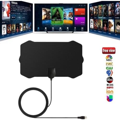 25DB High Gain Hd Tv Dtv Box Digitale Tv 1080P Indoor Hdtv Mini Dvb-t/T2 174-240 Mhz 470-862 Mhz