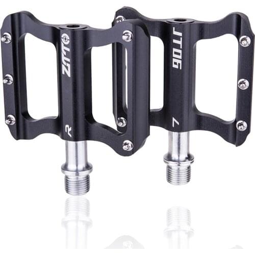 ZTTO Road Bike Ultralight Flat Pedal Aluminum Alloy Bicycle Pedal Bearings Anti-slip Folding Bike For Road Cycling Parts JT06