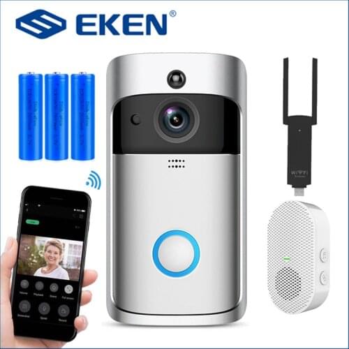 Wifi doorbell Camera Smart WI-FI Video Intercom Door Bell Video Call For Apartments IR Alarm Wireless color lens Security Camera