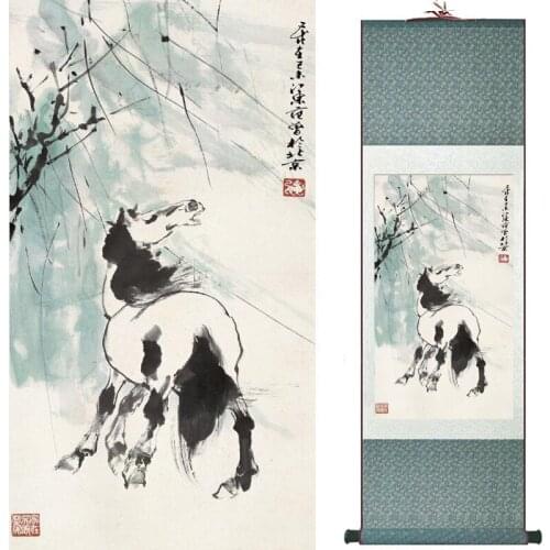 Top quality Horse art painting traditional Chinese Art Painting Home Office Decoration Chinese painting horse picture2018070301