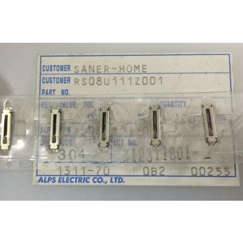 Japan Alps ALPS Slide Potentiometers 10K patch RS08U111Z001 small sliding resistance
