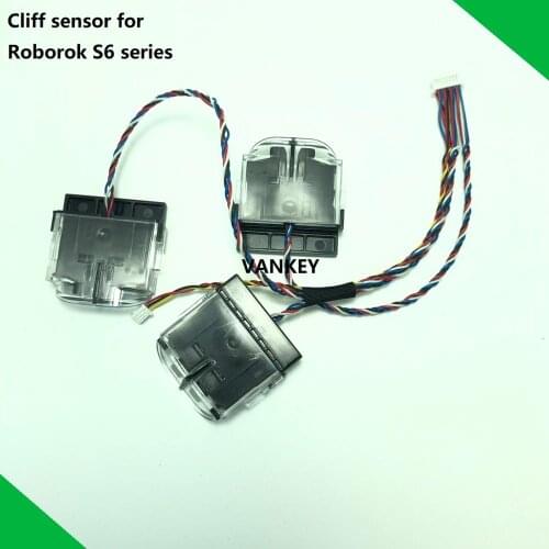 New Cliff Sensor Front Impact Component for Xiaomi Vacuum Cleaner Roborock S6 Assembly Spare Parts