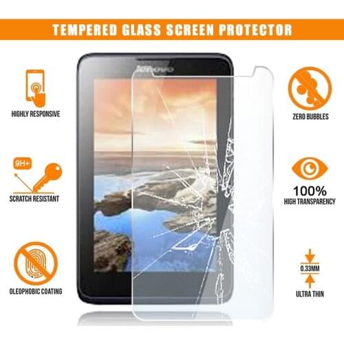 Screen Protector for Lenovo Tab A7-50 A3500 7.0" Tablet Tempered Glass 9H Premium Scratch Resistant Anti-fingerprint Film Cover