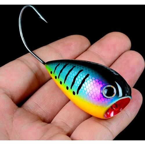 1PCS Big mouth Single Floating Hook Fishing lures 8.2cm/12g Artificial Minnow Crankbait Wobblers Bass Hard bait Fishing tackle
