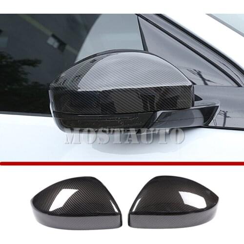 For Land Rover Range Rover Evoque ABS Rearview Mirror Frame Trim Cover 2014-2018 2pcs Car Accessories Interior Car Decor