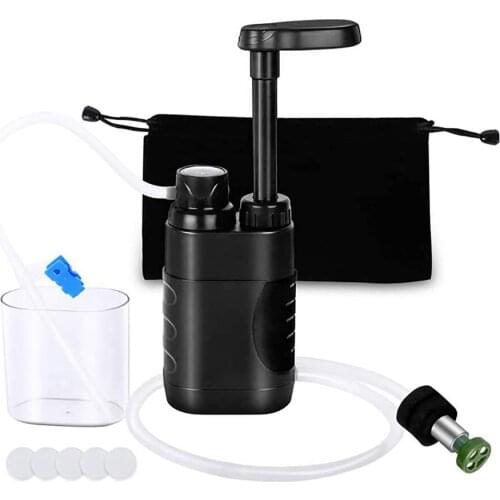 2021 Filte Hiking Fishing With Portable Emergency Equipment Life-Saving New Outdoor Camping Water Filter System for Adventures