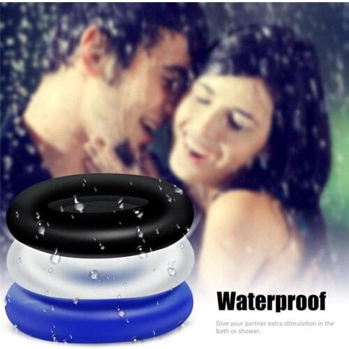 3pcs/set Silicone Cock Rings Delay Ejaculation Cockring Nozzle Stretch Cockring Control Extender Flexible Glue Penis Ring For Ma