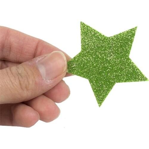 60pcs/Pack Mix Color Glitter Foam Star Sticker Scrapbooking DIY Kindergarten Craft Kids Birthday Party Wedding Decor IC885742