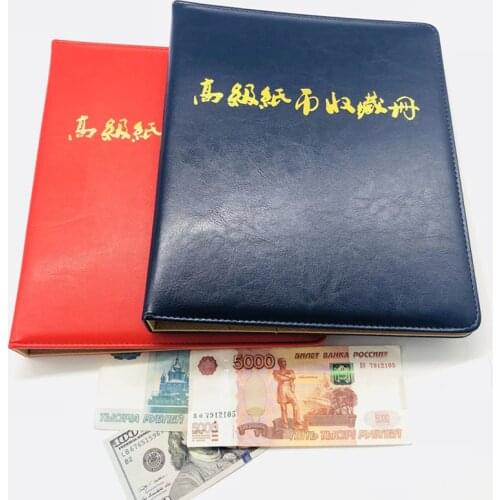 CA2 Coin Album High Quality PU Coin & Banknote Mix Album Can hold various sizes of coins and banknotes 10