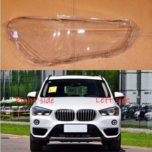 Car Headlamp Lens For BMW X1 F48 2016 2017 2018 Car Headlight cover Headlamp Lens Auto Shell Cover