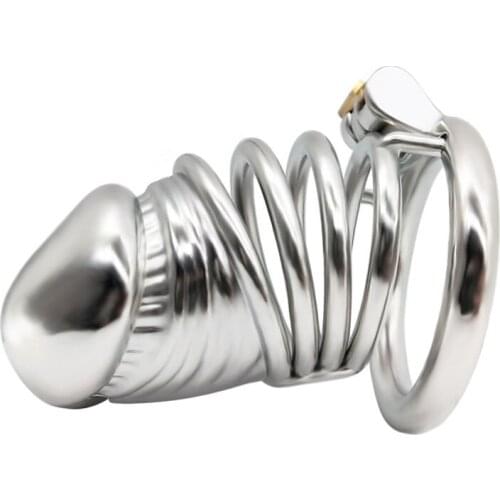 Penis Lock Cbt BDSM Bondage Stainless Steel Chastity Device Metal Cock Cage Adult Sex Toys For Men Erotic Male Chastity Cage