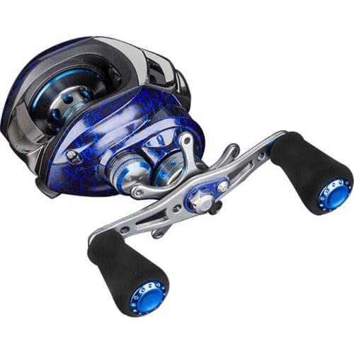 All-metal wire Cup 11+1BB left hand type magnetic brake bait casting outdoor fishing rotating fishing line round Free shipping