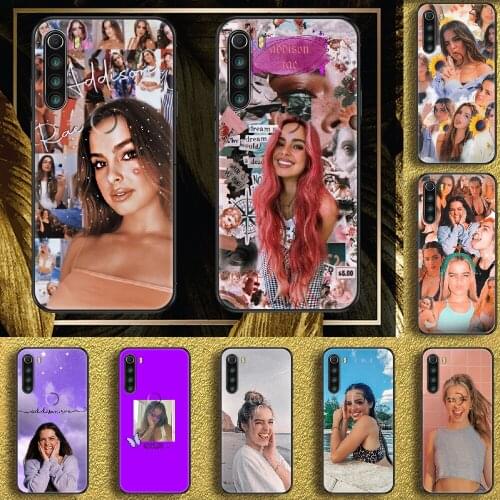 American Addison Rae Phone case For Xiaomi Redmi Note 7 7A 8 8T 9 9A 9S 10 K30 Pro Ultra black painting hoesjes tpu prime pretty
