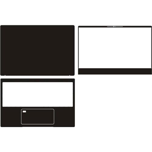 Laptop Carbon fiber vinyl Skin Sticker Cover For MSI Prestige 14 without logo hole