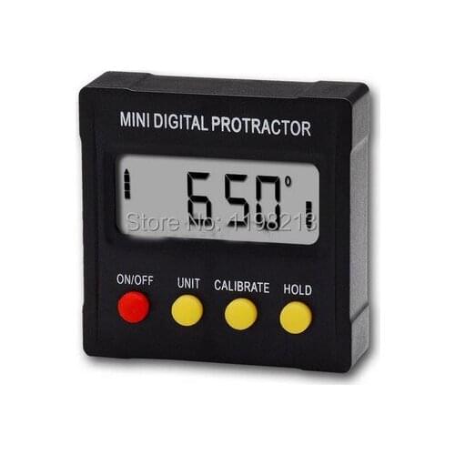Digital Protractor Inclinometer Angle meter Digital Bevel Box 4 x 90 degree Range + Magnetic Base