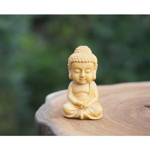Wooden Bead Carved Buddha Pendant Mala Beads Japa Mala Bracelet Jewellry Findings DIY Accessories