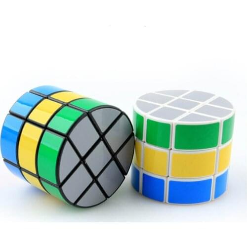 Diansheng Strange Shape Cylinder Twisted Magic Cube 3x3x3 Cubo Magico Puzzle Learning Educational Puzzle Toys for Children