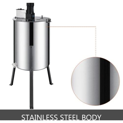 Electric Large Four 4 Frame Stainless Steel Electric Honey Extractor