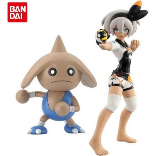 BANDAI Pokemon Original 1/20 Scale world Bea Hitmontop Anime Action & Toy figures Model Toys For Children