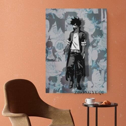 My Hero Academia Dabi Anime MHA Decoration Prints Canvas Home Decor Dorm Living Room Bedroom Poster Painting Wall Art