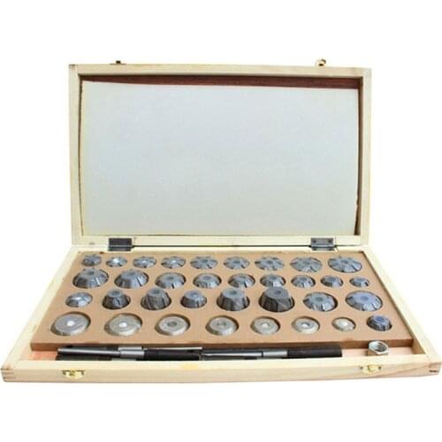 Trailer 40Pcs valve seat reamer valve seat cutter vehicle comprehensive auto repair tool set high quality valve repair tools