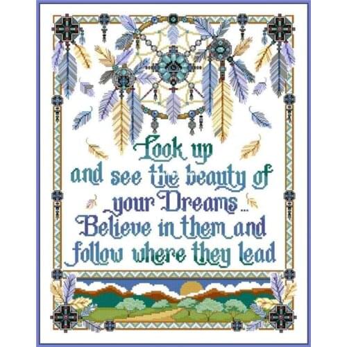 Manufacturer Embroidery Dreamcatcher Counted Cross Stitch Kits Hobby Lobby with 100% Cotton Floss & Free Shipping for Wall Decor