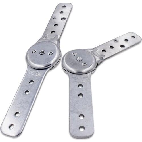 2pcs Folding Sofa bed hinge mechanism 5-Position adjusting joint hinge for Couch Armrest, headrest, backrest Furniture hardware