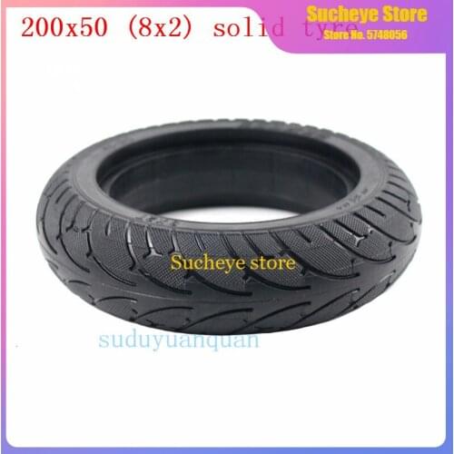 High Quality 200x50 Solid Tyres Explosion-proof Electric Bike Scooter Tyres 8 Inch Mini Motorcycle Non-inflatable Solid Tires