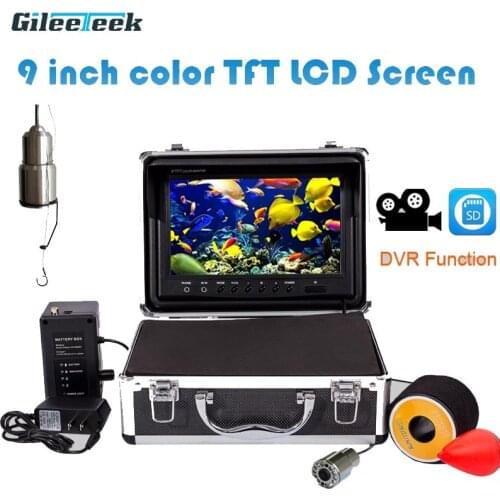 WF39 Underwater inspection camera Underwater waterproof camera with 15M 50M cable with 9inch display screend video recording