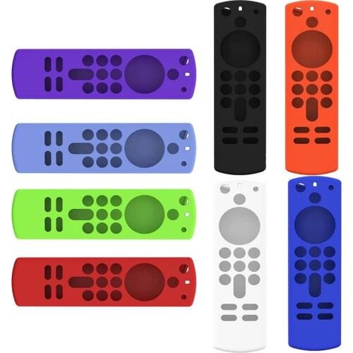Protective Case Silicon Cover Case For Alexa Voice Remote (3rd Gen) 2021 Full Package Customized Cutting Shock-proof Non-slip