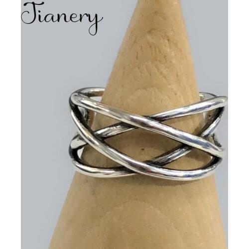 Punk Vintage Cross Chains Rings For Women Boho Female Charms Jewelry Men Antique Knuckle Ring Fashion Party Gift