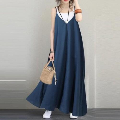 2021 Summer New Japanese Korean Sexy Sling Dress Simple Solid Color Loose Slim Casual All-match Women Dress Tide Free Shipping