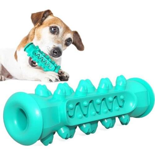 Pet dogs training molar stick toothbrush toys bite resistant for dog teeth cleaning molar bite resistant jaw exerciser chew toy