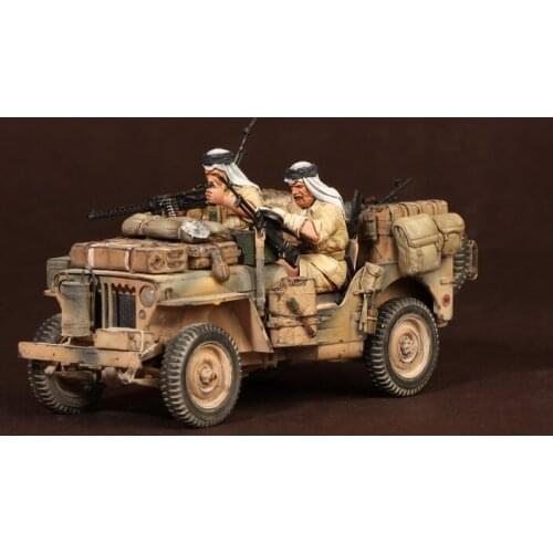 1/35 Resin Figure Model Kit Unassambled Unpainted 00452(NO CAR)