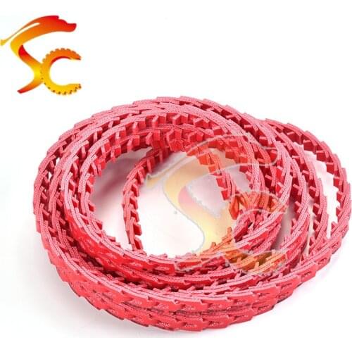 1meters without the Nail B width 17mm color orange polyurethane v-belt Free Shipping