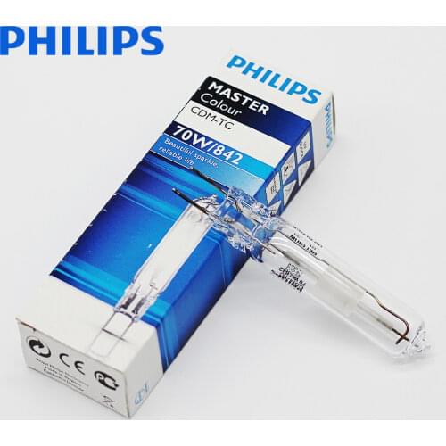 2pcs,PH MASTER Colour CDM-TC 70W/830 70W/842 G8.5 70W lamp,UV block crisp white light,Discharge metal halide bulb,70W/942